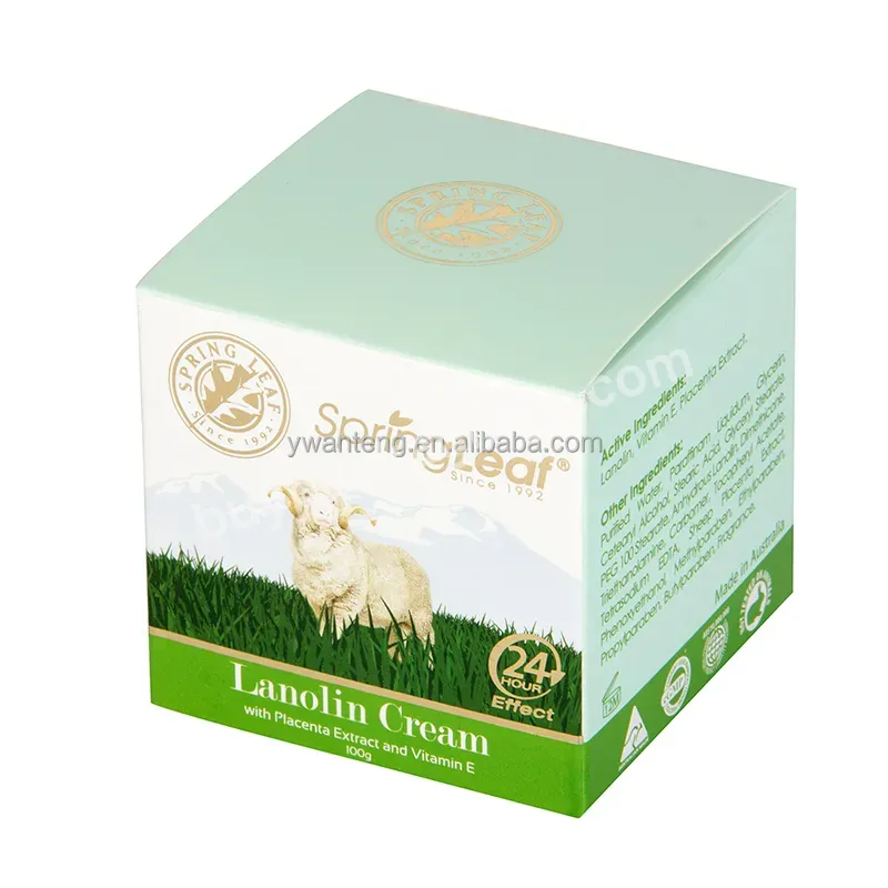 Custom Design Gold Cardboard Folding Paper Boxes For Skincare Cosmetics Packaging Boxes