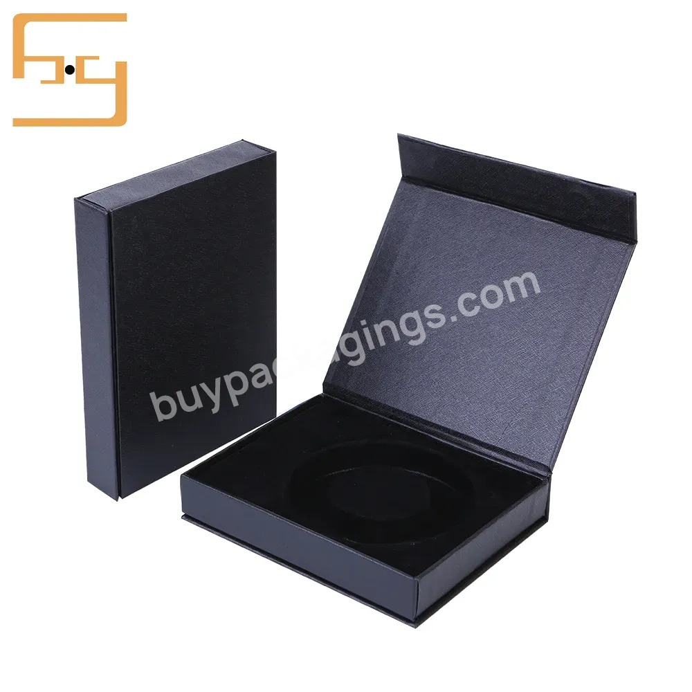 Custom Design Recyclable Folding Magnetic Closure Small Paperboard Paper Packaging Magnetic Gift Box For Nail Polish Oil