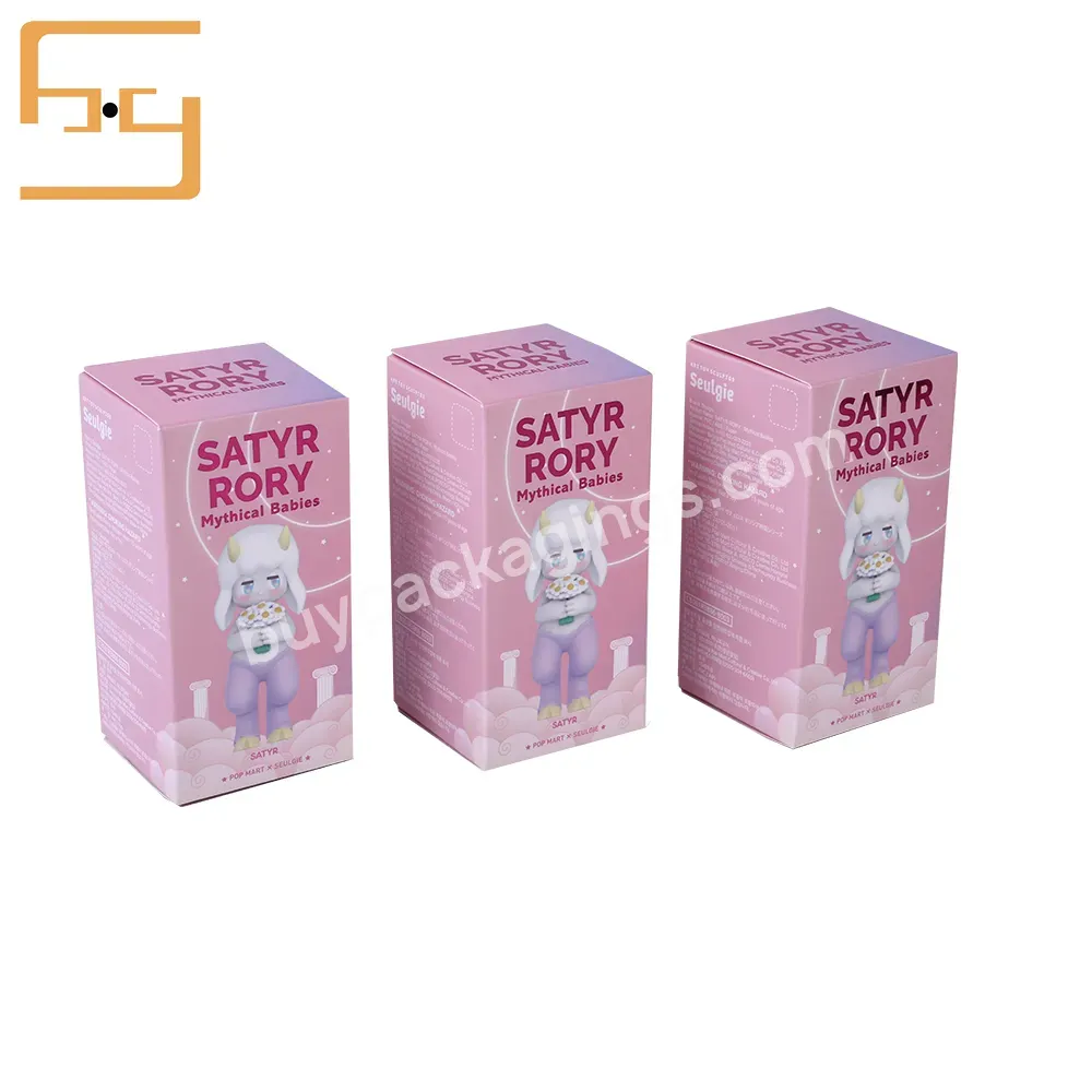 Custom Doll Toy Cardboard Box Children Folding Packaging Paper Box