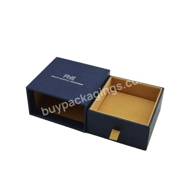 Custom Eco Friendly Logo Cardboard Velvet Jewelry Ribbon Sliding Drawer Gift Cosmetics Packaging Paper Box - Buy Cosmetic Box,Paper Box Gift Box Packaging Box,Drawer Box.