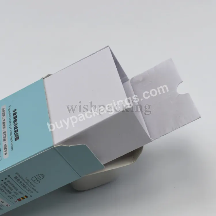 Custom Empty Special Design Neck Face Massage Cream Tube Packaging Cosmetic Paper Box With Corrugated Tray With Your Own Logo
