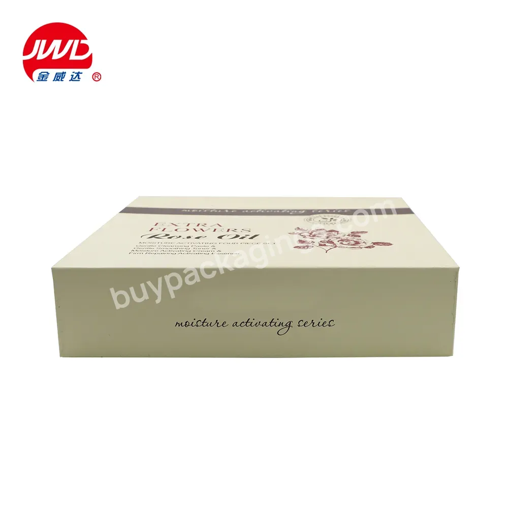 Custom Fashion Luxury Handmade Paper Cardboard Cosmetic Essential Oil Packaging Folding Magnetic Box