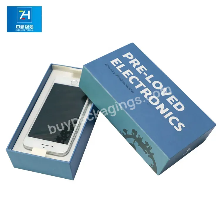 Custom Fit Different Size Used Phone Storage Box Oem Luxury Rigid Cardboard Second Hand Smart Mobile Cell Phone Packaging Box
