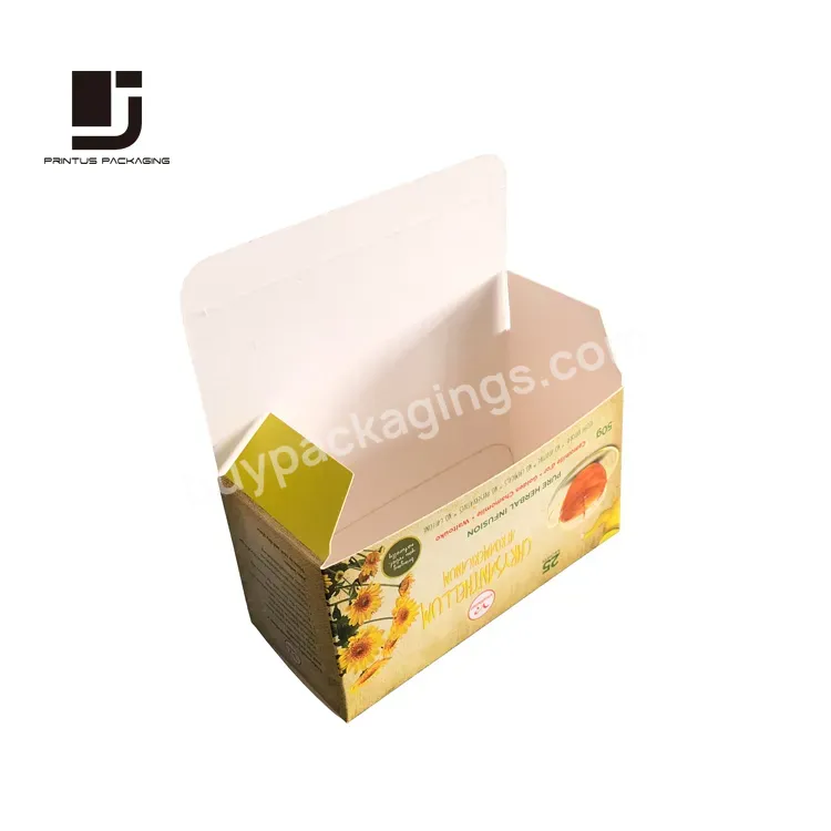 Custom Folding Card Board Box For Tea