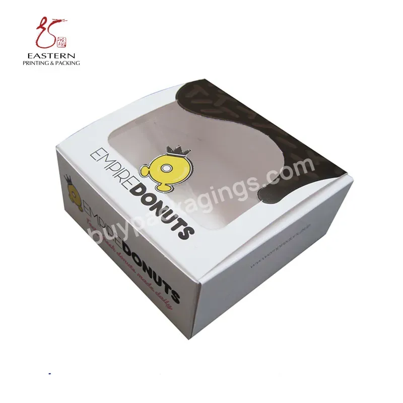 Custom Food Packaging Box Donuts Square One
