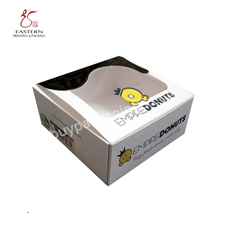 Custom Food Packaging Box Donuts Square One