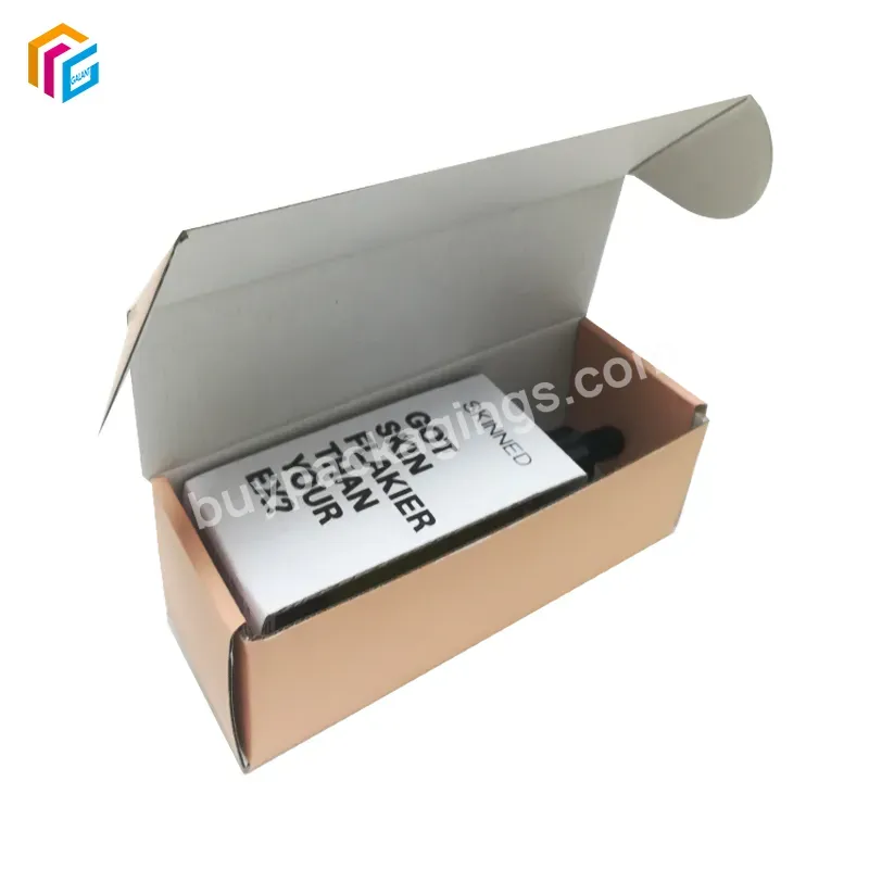 Custom Full Color Printed Matte Lamination Cardboard Paper Cosmetic Makeup Products Packaging Boxes With Logo