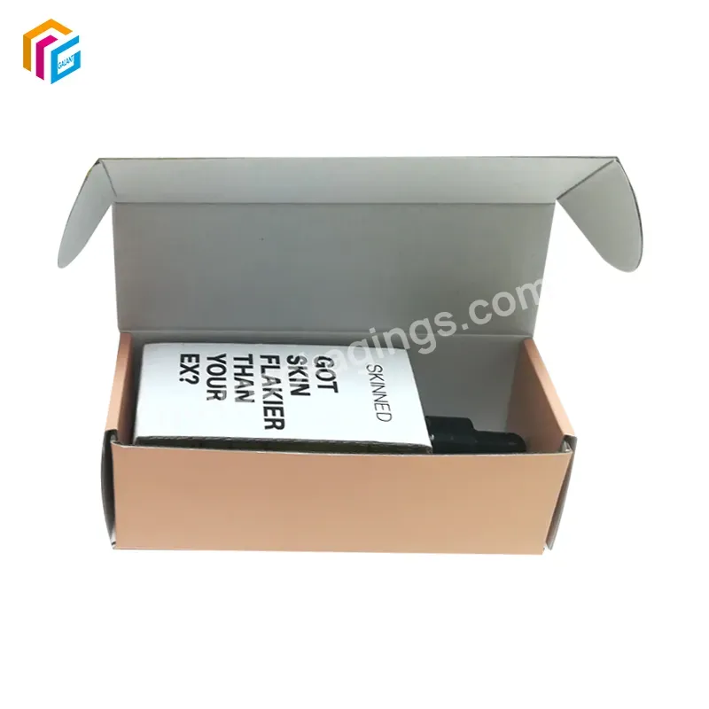 Custom Full Color Printed Matte Lamination Cardboard Paper Cosmetic Makeup Products Packaging Boxes With Logo