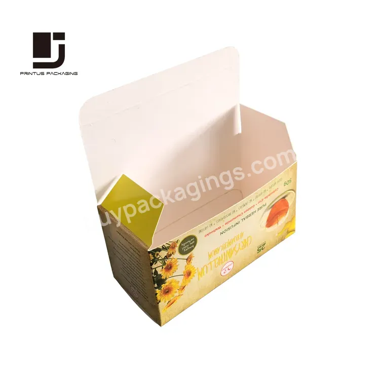 Custom Gift Beauty Slimming Tea Paper Box Packaging