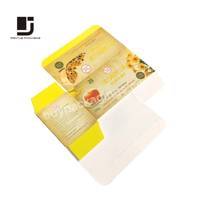 Custom Gift Beauty Slimming Tea Paper Box Packaging