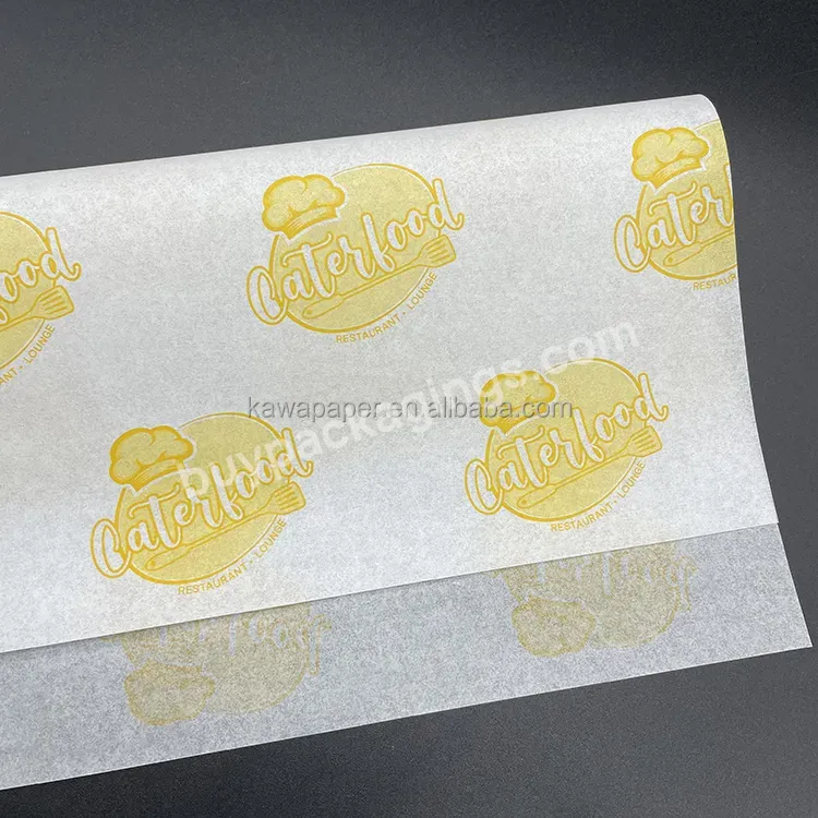 Custom Greaseproof Paper Food Grade Paper Fast Food Wrapping Paper - Buy Custom Greaseproof Paper,Fast Food Wrapping Paper Sandwich Paper,Food Grade Paper Wrapping Paper Hamburger.
