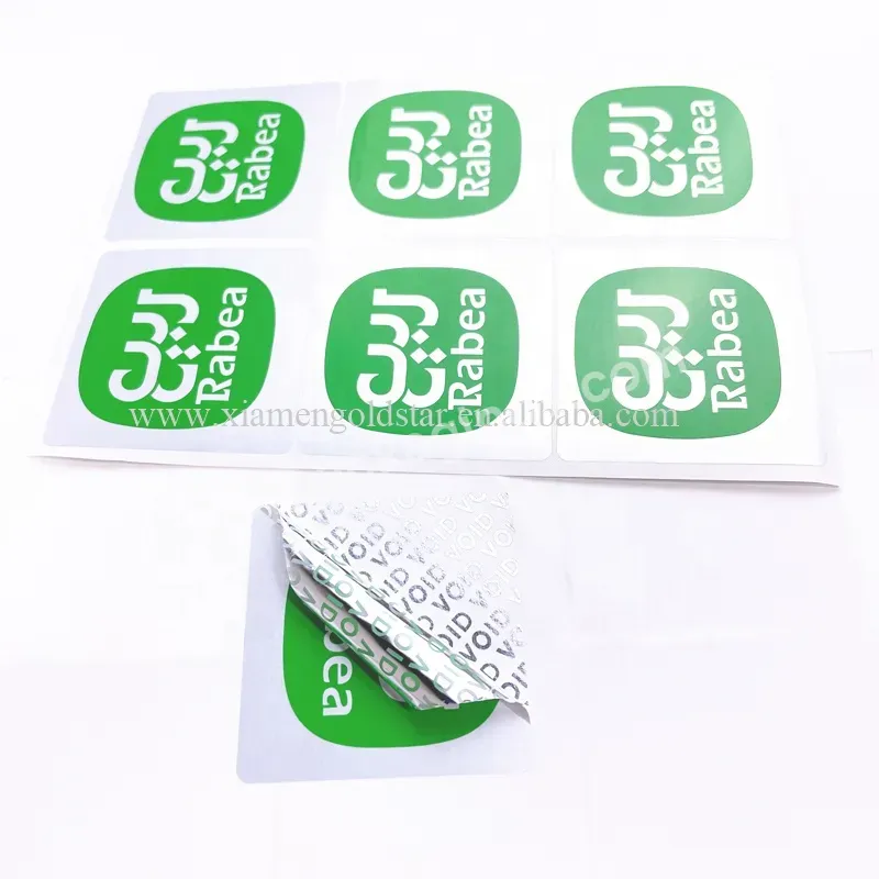 Custom Holographic Anti-fake Stickers Tamper Sticker One Time Use Sticker By Sheets / Rolls - Buy Anti-fake Stickers,Tamper Sticker,One Time Use Sticker.