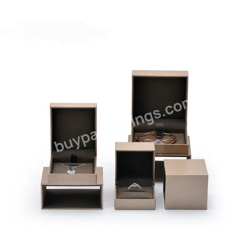 Custom Hot Sale Popular Ring Earring Necklace Box Wedding Gift Packaging Box - Buy Luxury Jewelry Box,Gold Jewelry Box,Lady Gift Box.