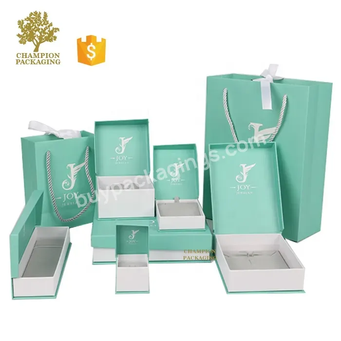 Custom Logo Beautiful Design Rigid Cardboard Paper Jewelry Gift Box