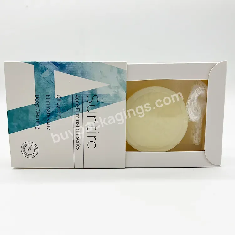 Custom Logo Cardboard Paper Bath Bomb Soap Gift Box Soap Packaging