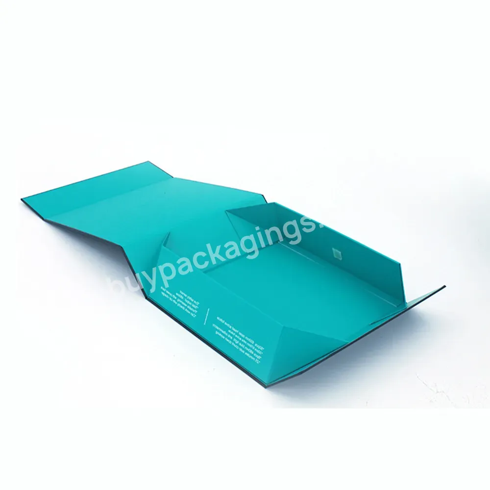 Custom Logo Design Foldable Cardboard Magnetic Closure Gift Packing Paper Box For Cosmetic