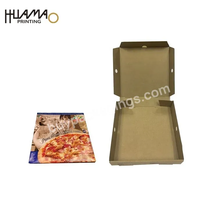 Custom Logo Eco E Flute Corrugated Cardboard Paper Boxes Sticker Fashion Attractive Design Cheap Cardboard Box Caja De Pizza