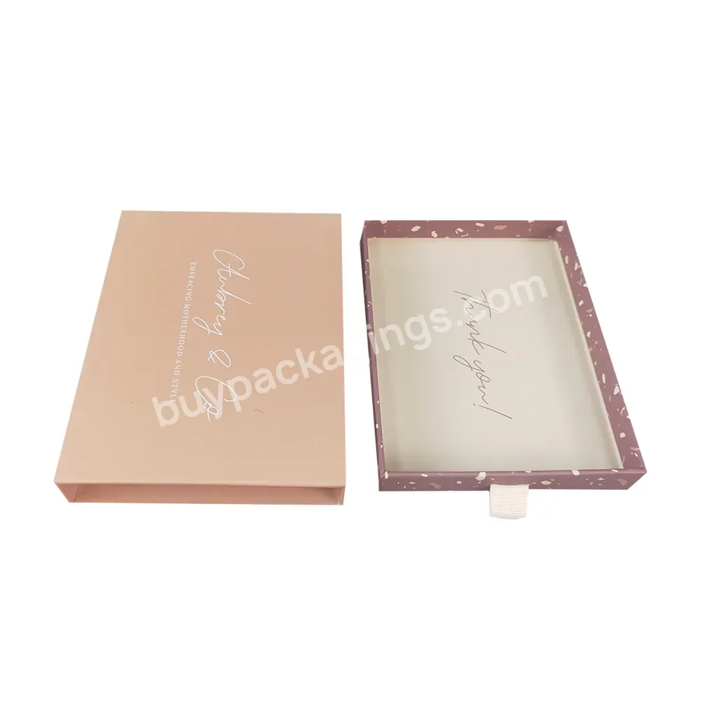 Custom Logo Fashion Holiday Gift Snack Soap Party Gift White Thin Kraft Paper Drawer Jewelry Packaging Box