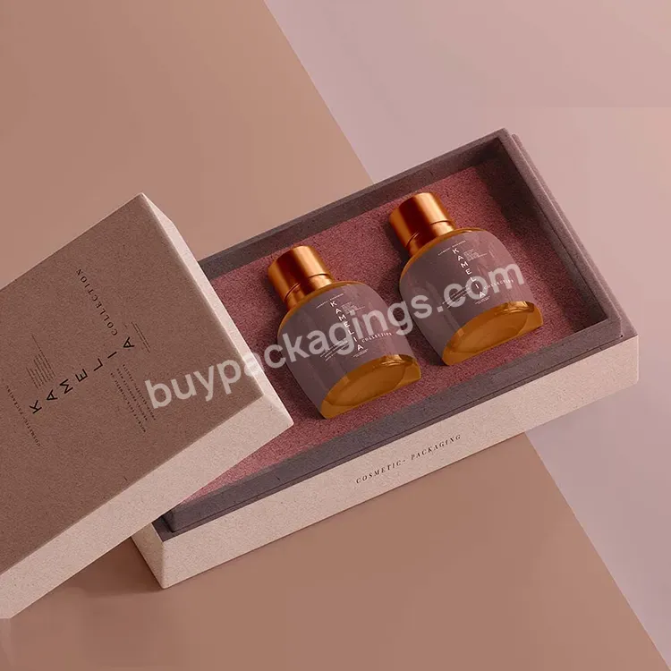 Custom Logo Gift Box Beauty Makeup Skincare Cosmetic Packaging Paper Box For Cosmetic