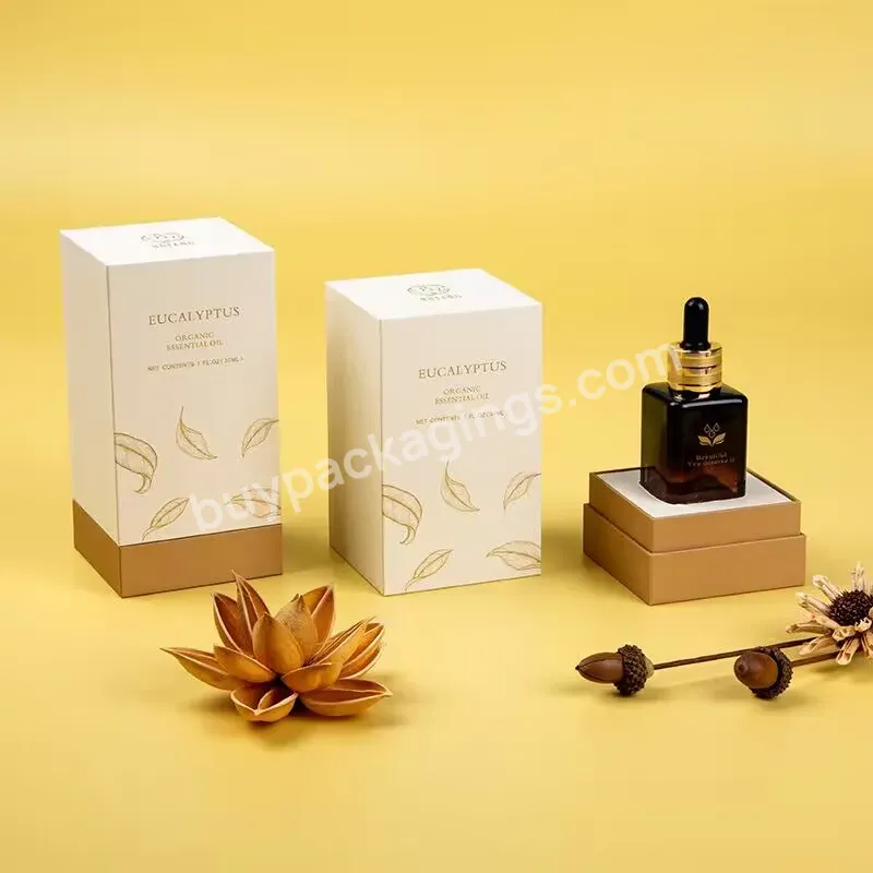 Custom Logo Glass Perfume Bottle And Box Set
