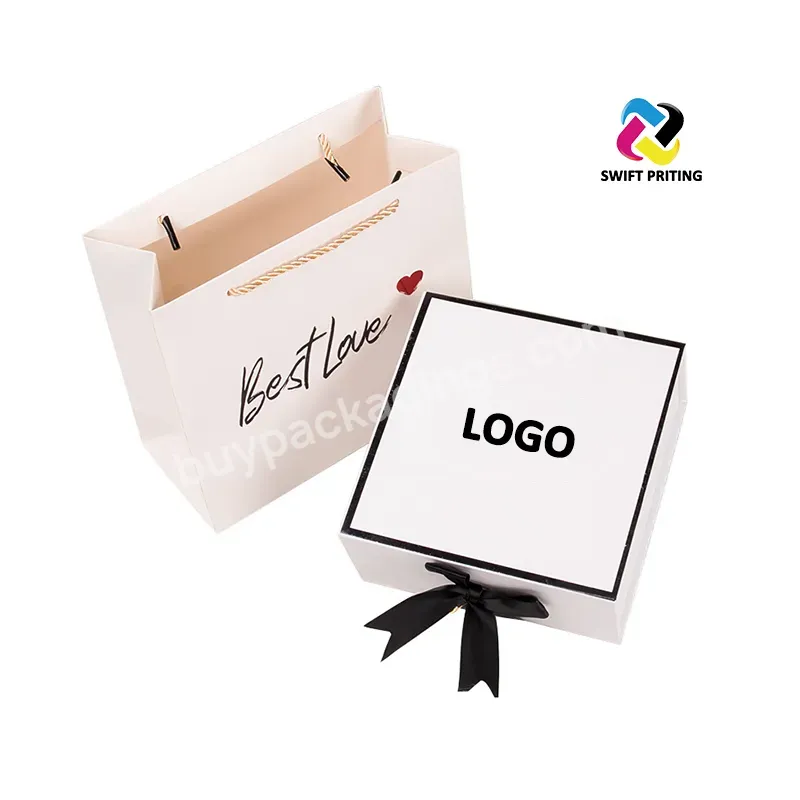 Custom Logo Karton Schmuck Luxury Verpackung Box