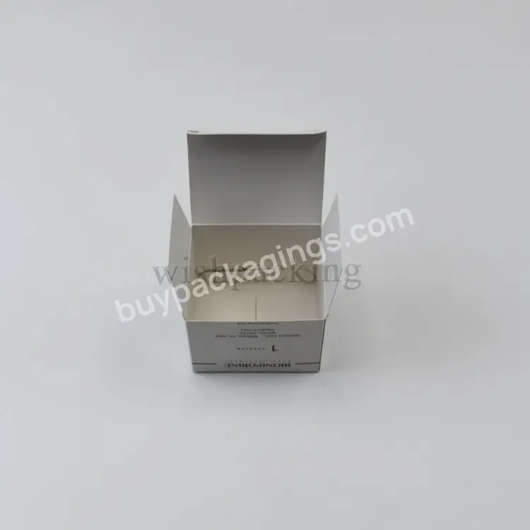 Custom Logo Luxury Beauty Product Packaging With Silver Hot Stamping Cosmetic Paper Boxes