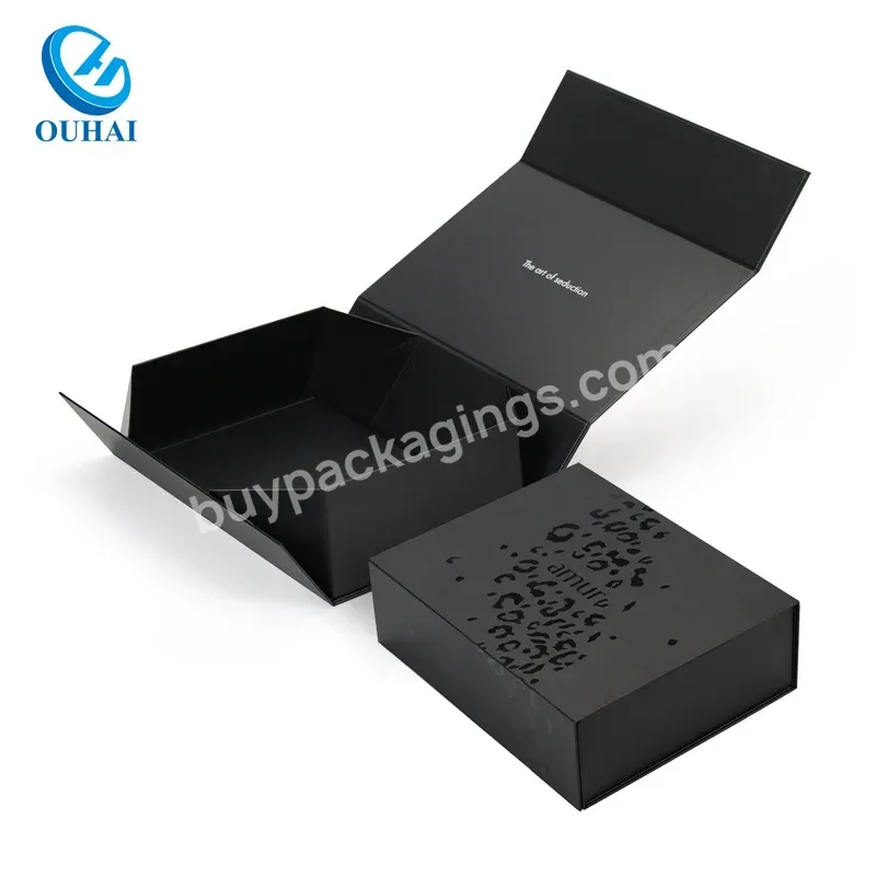 Custom Logo Luxury Gift Box Floating Paper Magnet Ceramic Packaging Box Cosmetic Box