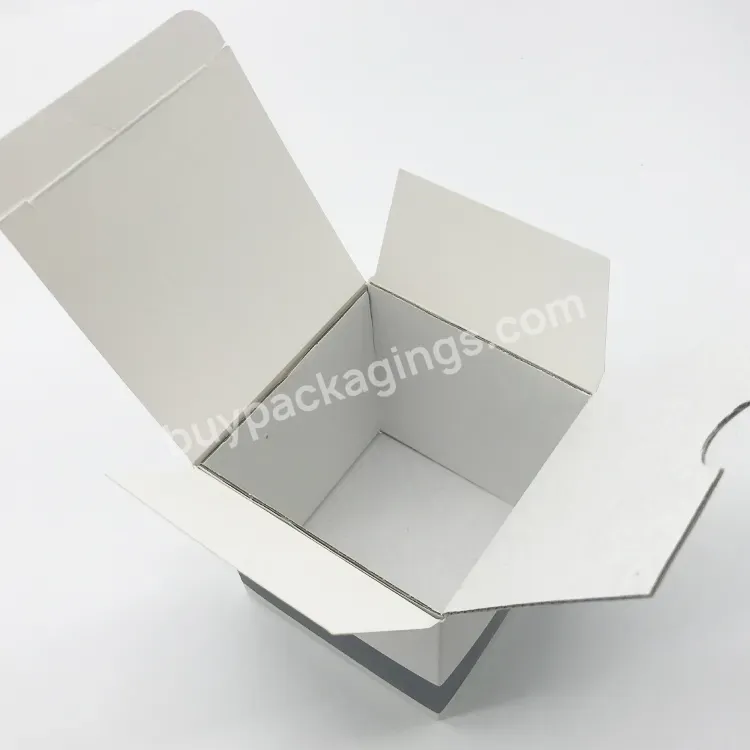 Custom Logo Luxury Paper Candle Gift Whine Candle Boxes With Insert