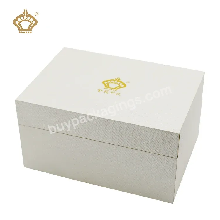 Custom Logo Packaging Gift Box Cardboard Fancy Paper Health Care Product Cosmetic Flannelette Jewelry Box