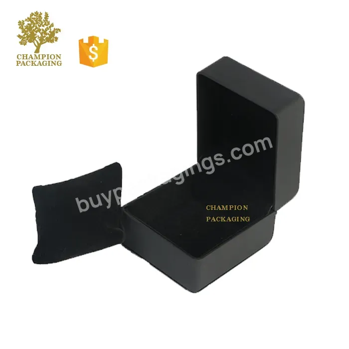 Custom Logo Paper Luxury Wrist Black Watch Gift Box Packaging Boxes Watch Box For Watches