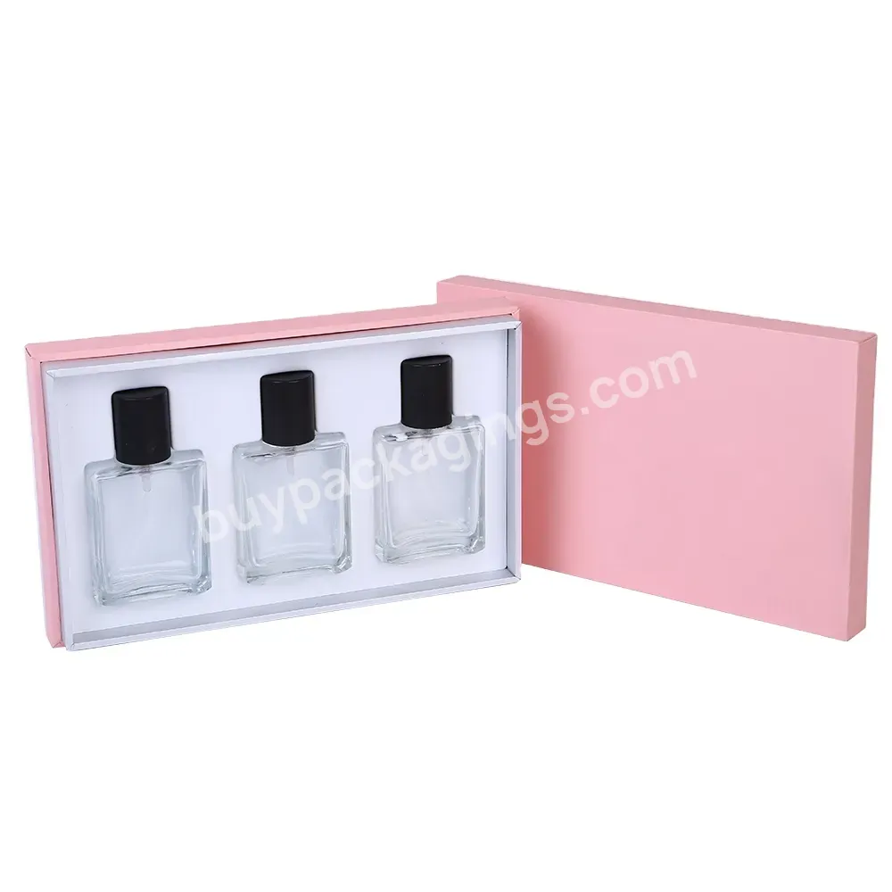 Custom Logo Printed Cosmetic Bottle Box Elegant Perfume Paper Gift Box Packaging With High Quality