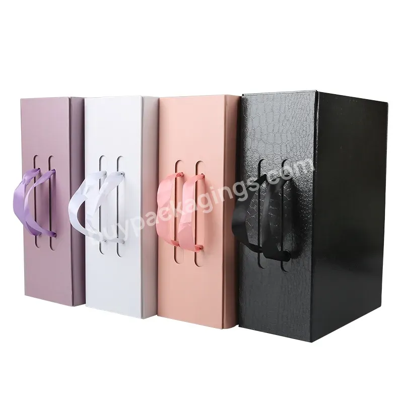 Custom Logo Printed Foldable Rigid Paper Box Cardboard Clothes Packaging For Shoes & Clothing