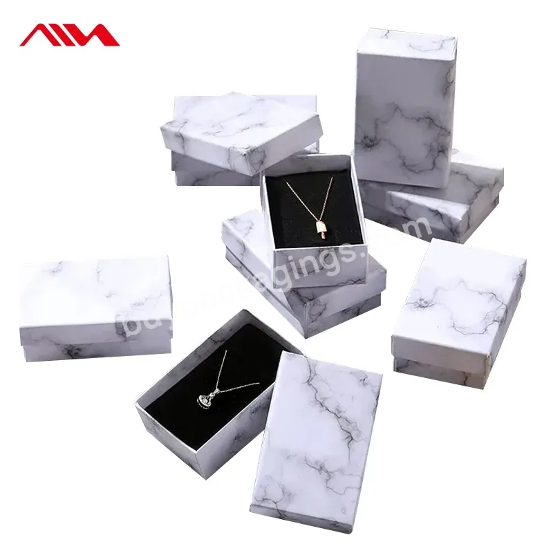 Custom Logo Printed Ring Packaging Luxury Jewelry Box