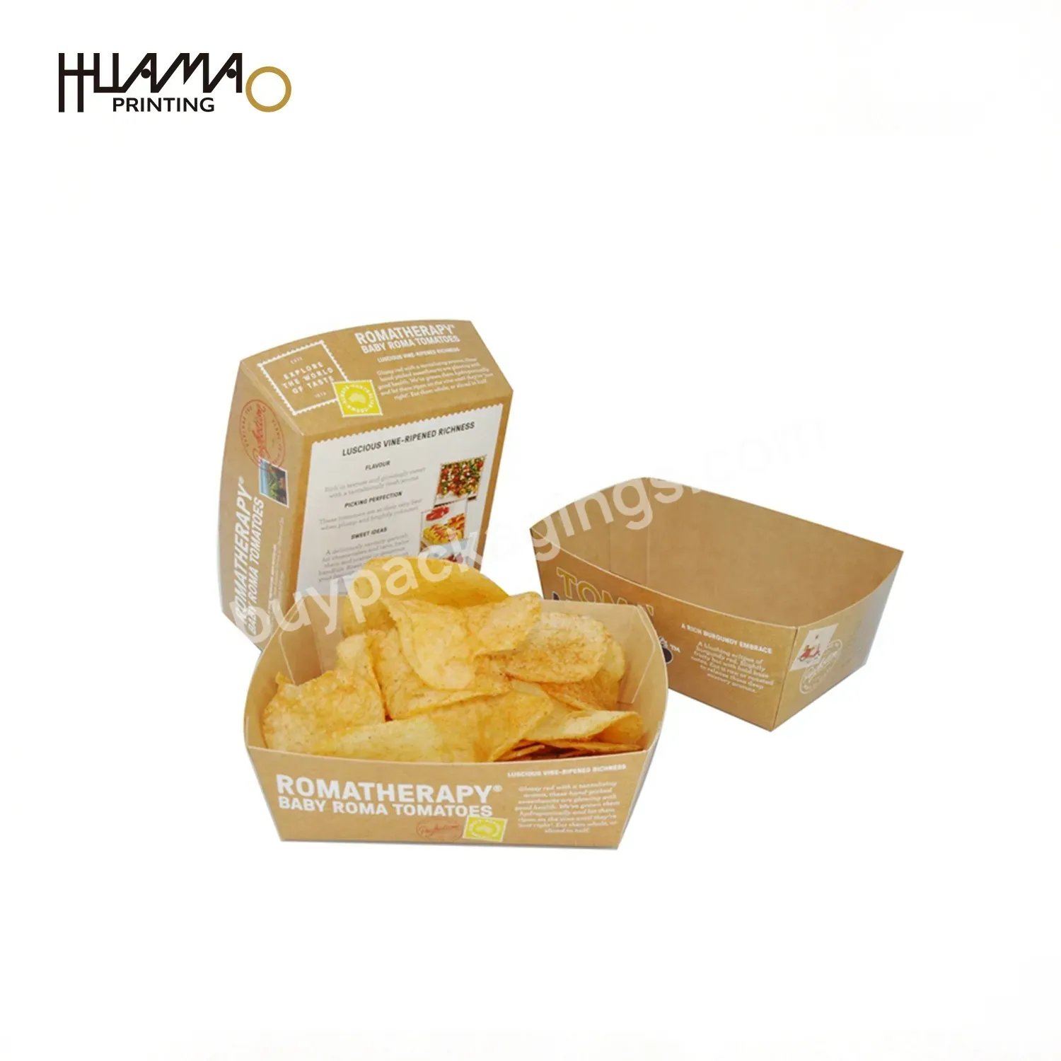 Custom Logo Printing A4 Magnetic Box Kraft Cajas Kawaii Stickers Custom Cardboard Shelf Biodegradable Kraft Fast Food Packaging