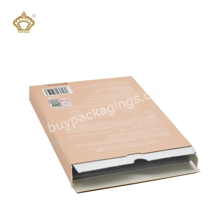 Custom Logo Printing Paper Beauty Silk Facemask Packing Box Cosmetic Packaging Face Facial Mask Box