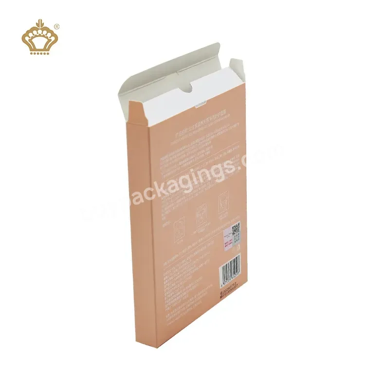 Custom Logo Printing Paper Beauty Silk Facemask Packing Box Cosmetic Packaging Face Facial Mask Box