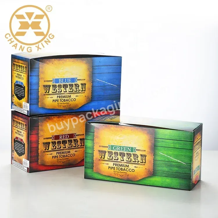 Custom Logo Side Opening Eco Friendly Tea Bags Packaging Cardboard Color Paper Box