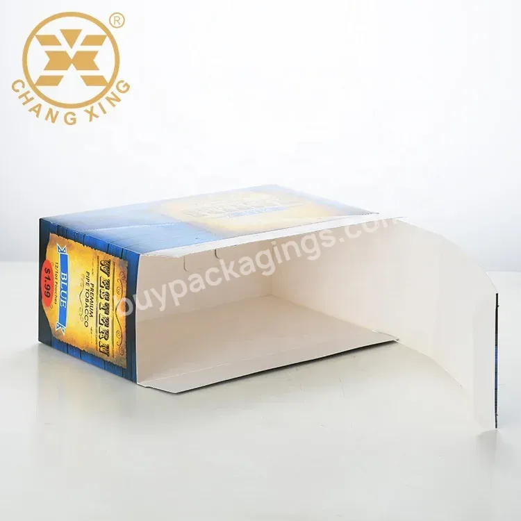 Custom Logo Side Opening Eco Friendly Tea Bags Packaging Cardboard Color Paper Box