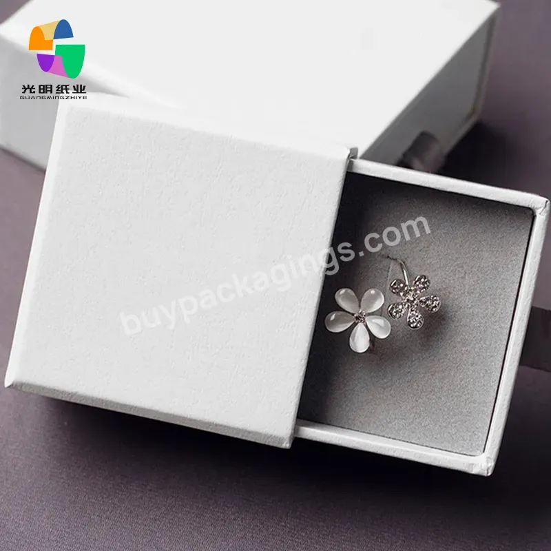 Custom Logo Small Square Packaging Wooden Portable Storage Gift Jewelry Drawer Boxes With Handles