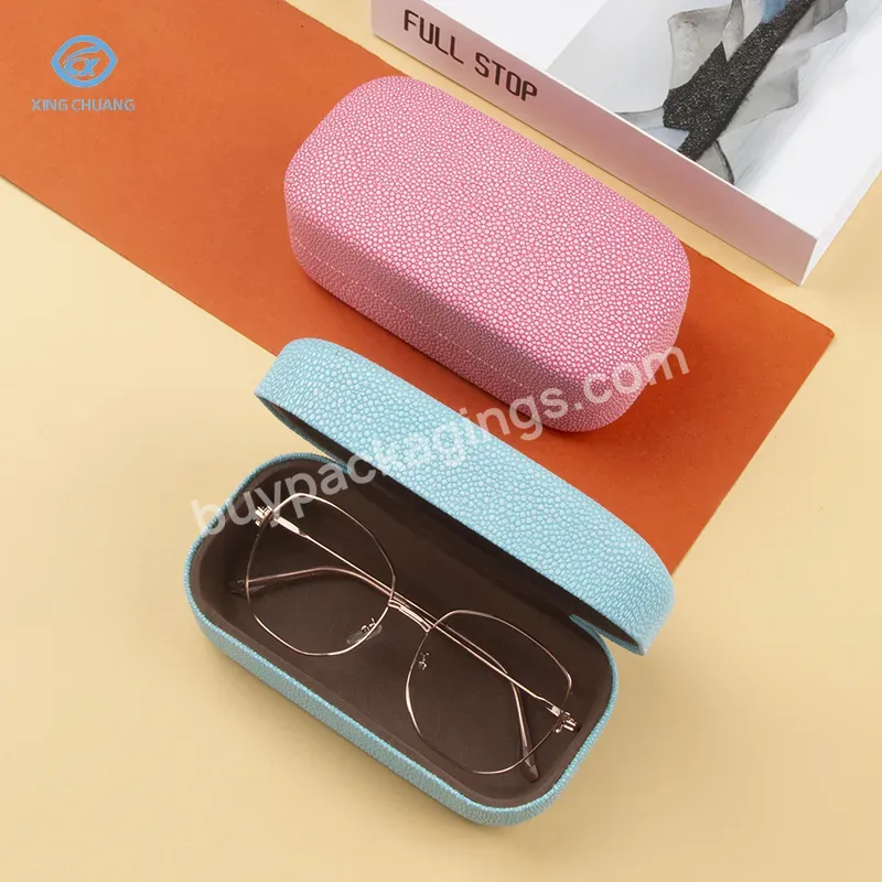 Custom Logo Square Large Capacity Sunglasses Case Candy Color Fresh Sunglasses Case