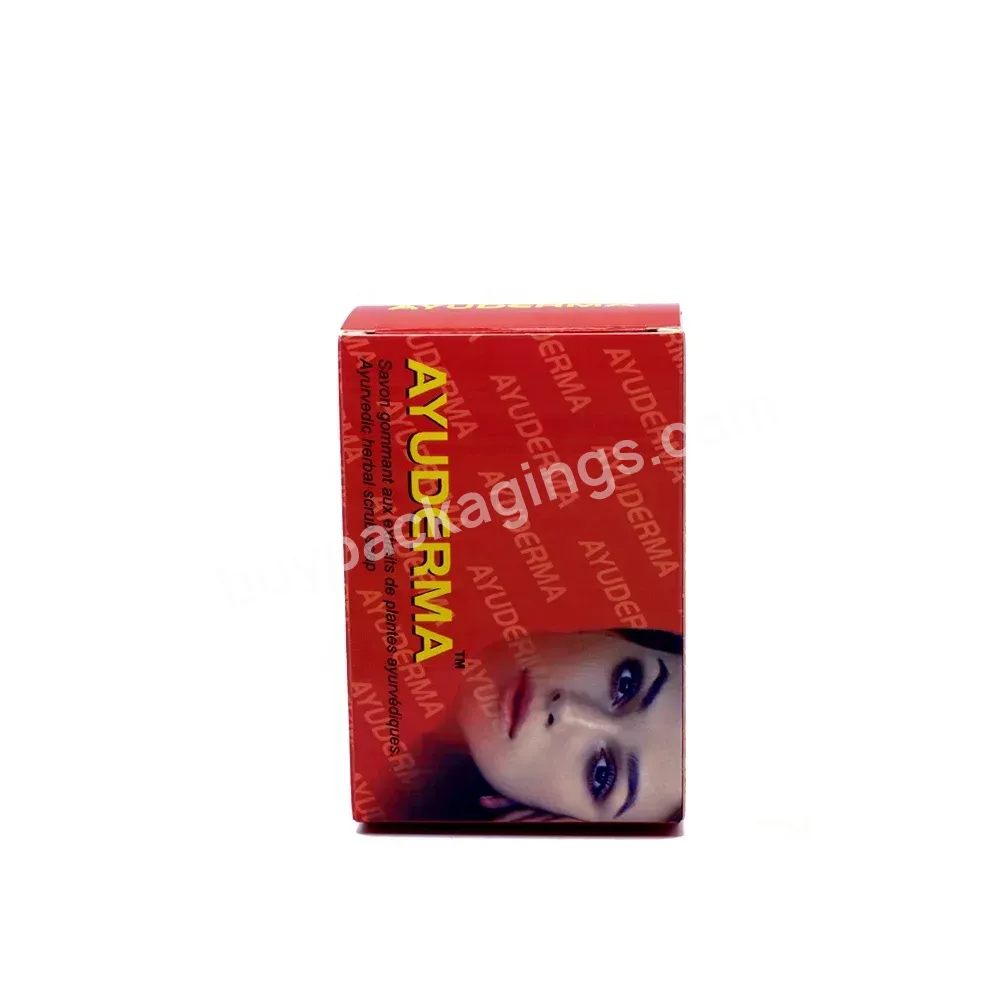 Custom Logo White Cardboard Soap Box For Cosmetics Packaging