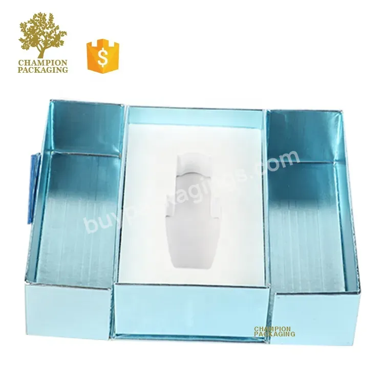 Custom Luxury 50ml Small Cardboard Drawer Pull Out Paper Sample Empty Design Making Gift Perfume Box For Perfume