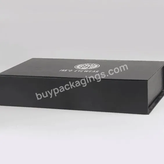 Custom Luxury Book Shaped Rigid Paper Box Packaging Magnetic Gift Boxes With Sponge Insert For Cosmetic