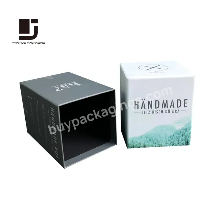 Custom Luxury Candle Gift Paper Box Packaging With Design