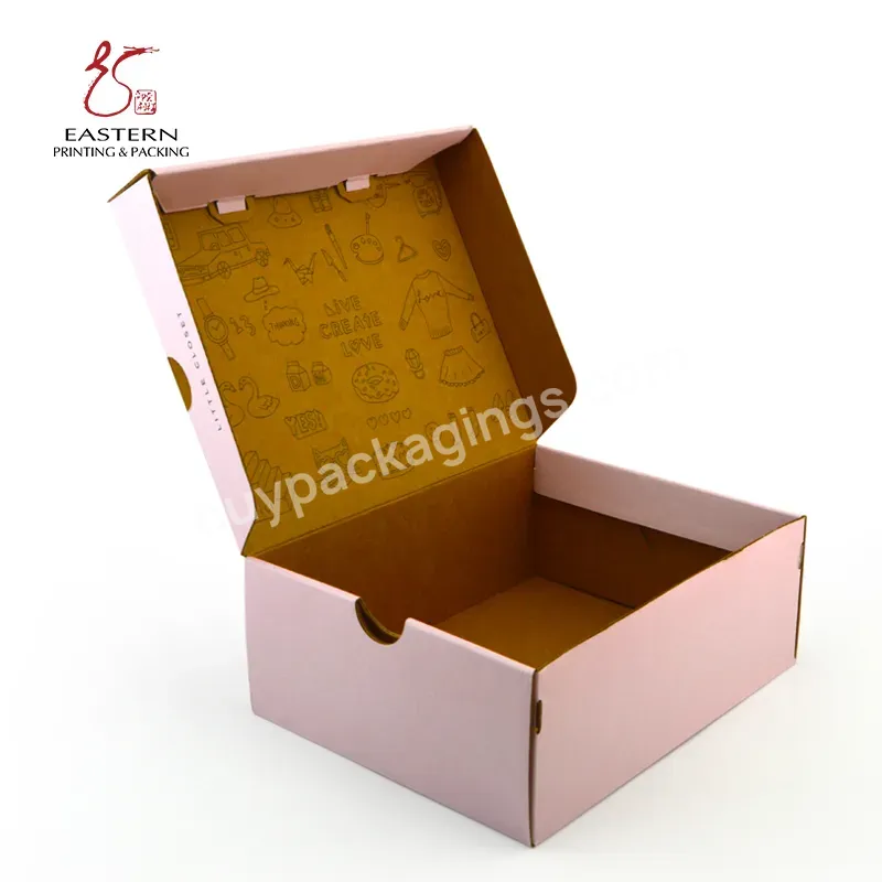 Custom Luxury Corrugated Shoe Box With Costom Logo