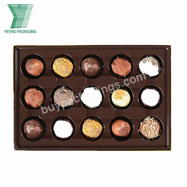 Custom Luxury Design High Quality Paper Gift Box With Dividers Food Candy Box Chocolate Packing Box