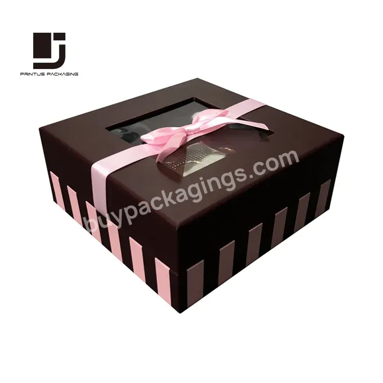 Custom Luxury Gift Packing Fancy Craft Chocolate Packaging Paper Box