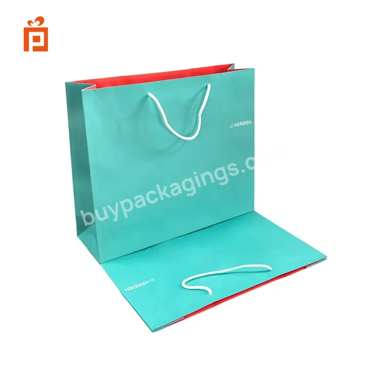 Custom Luxury Large Paper Shopping Bag Packages For Clothing