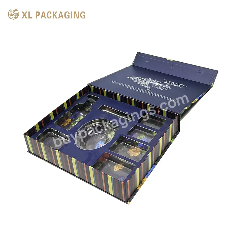 Custom Luxury Magnet Closure Flap Open Cardboard Box Skincare Cosmetic Packaging Gift Box Paper Collection Box