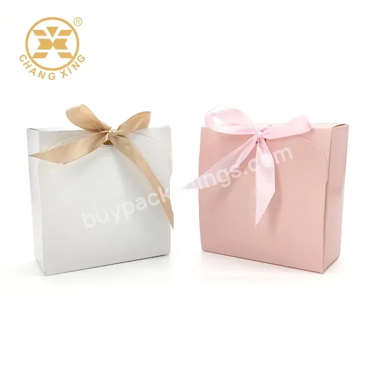 Custom Luxury Pink Cosmetic Jar Beauty Lip Gloss Packaging Box Paper Makeup Set Box With Ribbon